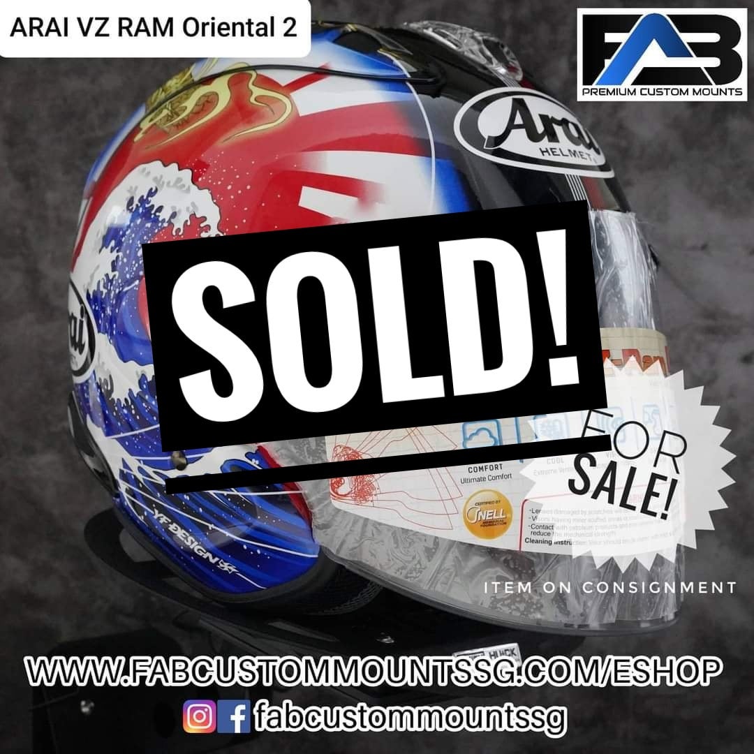 ARAI VZ RAM Oriental 2 - Size L | FAB Premium Custom Mounts